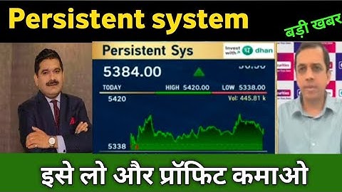 persistent system share latest news 🔴 persistent system share today update and Expert Advice