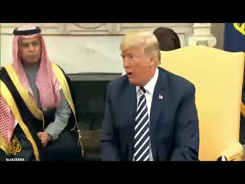 Saudi crown prince meets Trump at the White House _ Al Jazeera English(1)