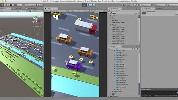 Crossy Road - Unity Template Code - Demo on Editor