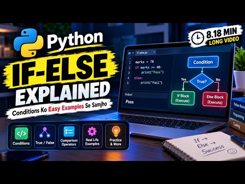 Python IF-ELSE Finally Explained! 😮 | Conditions & Decision Making for Beginners