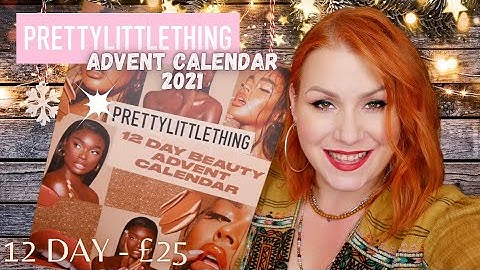 PRETTYLITTLETHING 12 DAY 2021 BEAUTY ADVENT CALENDAR - BEST AFFORDABLE CALENDAR!!