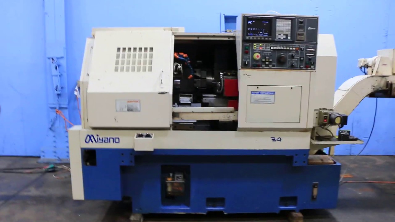 miya MIYANO BND-34T5 CNC TURNING CENTER - YouTube