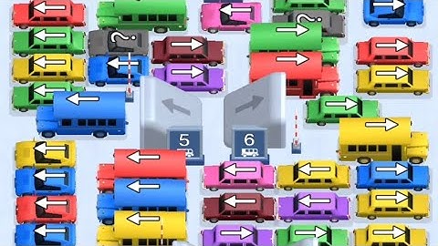 Car Jam Level 59 Game Walkthrough || Bus Out - Bus Jam Puzzle Game