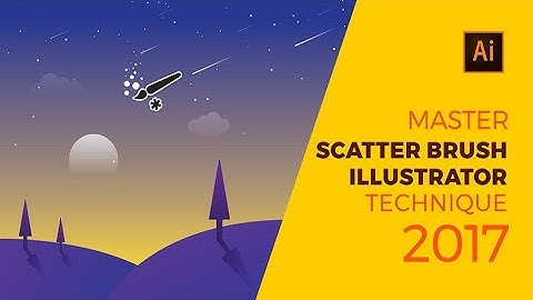 MASTER Scatter Brush tool Illustrator 2017 | Dat mix