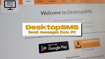 DesktopSMS - send SMS message from your PC desktop