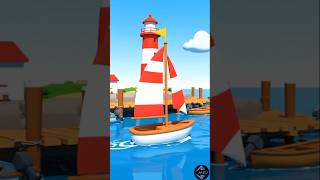 Boat 🚤 | Fun 3D Kids Learning Animation | Learn Vehicles for Children