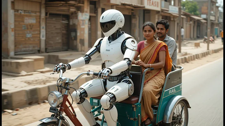 When Your Driver is from future 🤖🛺  #living2050 #humanoidrobot #robots #cookingrobot #2050