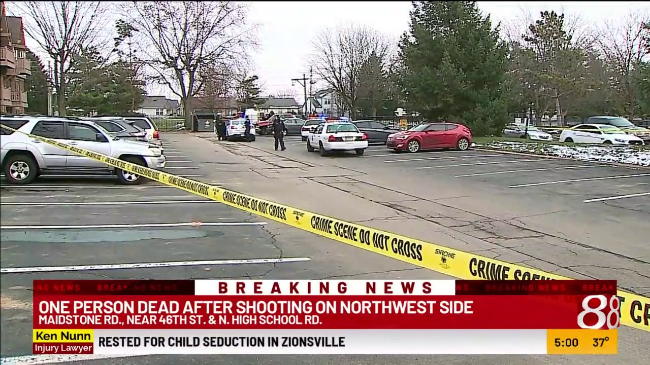 Man dead after shooting on Indy's northwest side - YouTube