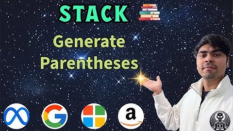 LeetCode 22 | Generate Parentheses | Python Backtracking Explained | AlgoYogi