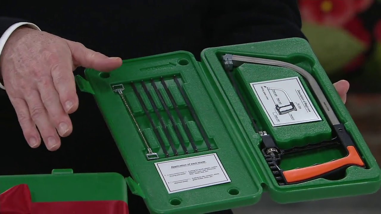 Magic Saw Multipurpose 7Blade Cutting Tool Kit with Storage Case on