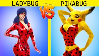 ¡Ladybug y Cat Noir! ¡Mi novia está desaparecida! ¡Pokémon en la vida real!