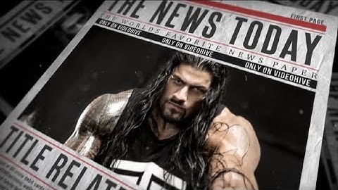 Old newspaper intro KINEMASTER & PICSART