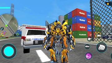 Bumblebee Multiple Transformation Jet Robot Car Game 2020 - Android Gameplay