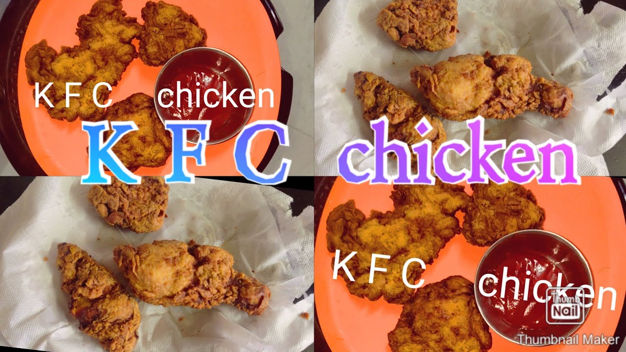 K F C chicken // ఇంట్లో నే ఈజీ గా same KFC style chicken preparation
