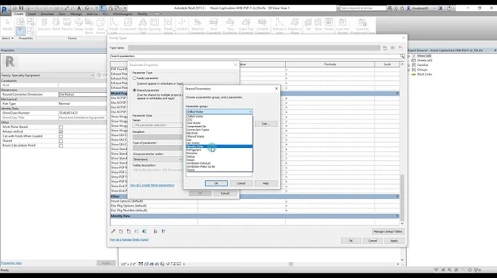 KitchAcademy - Adding Shared Parameters to Families