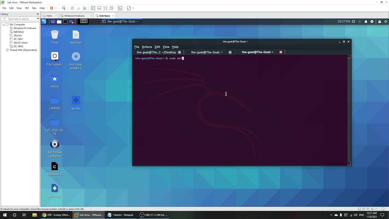 How to insert a malicious file into an image with WinRAR(SFX).