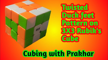 How to make Twisted duck feet pattern