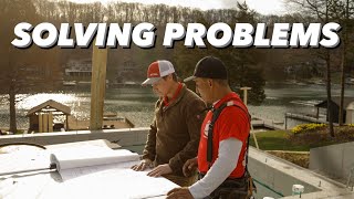 CHECKING JOBS AND SOLVING PROBLEMS    #carpenter #construction #framing #newconstruction #building