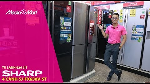 Tủ lạnh Sharp 630L SJ-FX630V-ST - loại bỏ triệt để vi khuẩn, mùi hôi