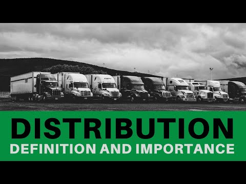 Importance of Distribution