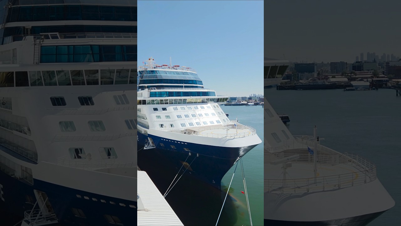 Celebrity Solstice docked at Canada Place Vancouver