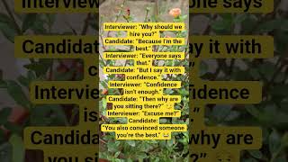 The Smart Interview 🧑‍💼......#funny #jokes #brainteaser #memes #shorts #fun
