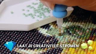 Melkmeisje Diamond Painting | Happy Painting