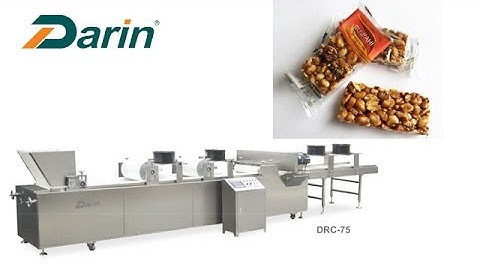 How to made the cereal bar by DRC-75 Cereal bar Cutting MACHINE|DARIN MACHINERY