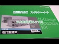 鉄道模型　グリーンマックス　近代型詰所の製作例（無音画像）