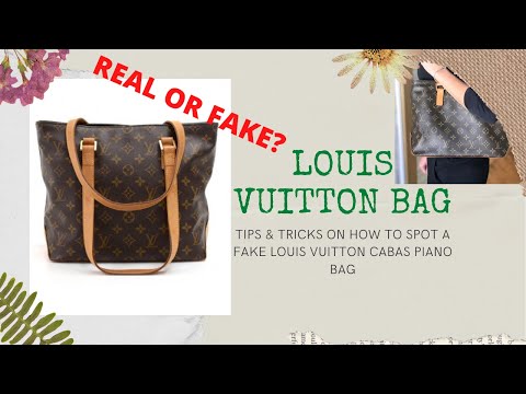 🔵 How to Authenticate Your Louis Vuitton Handbags || Cabas Piano