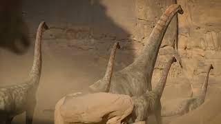 Tarbosaurus & Velociraptors hunting  [Prehistoric Planet] season 2