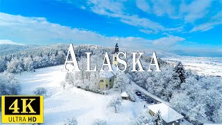 ALASKA (4K UHD) Music for the soul 🌿 Gentle healing music for health and calming the nervous system