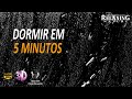 SOM DE CHUVA PARA DORMIR Em 5 Minutos Com Trovoadas | SOM DE CHUVA PARA DORMIR e Relaxar TELA PRETA