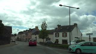 Driving On The D7 From 29150 Châteaulin To 29180 Locronan, Finistère Brittany France 23rd April 2024