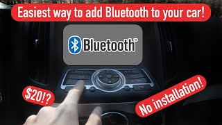 How To Add Bluetooth To Your Car Bluetooth Aux Car Adapter Add Bluetooth For Cheap