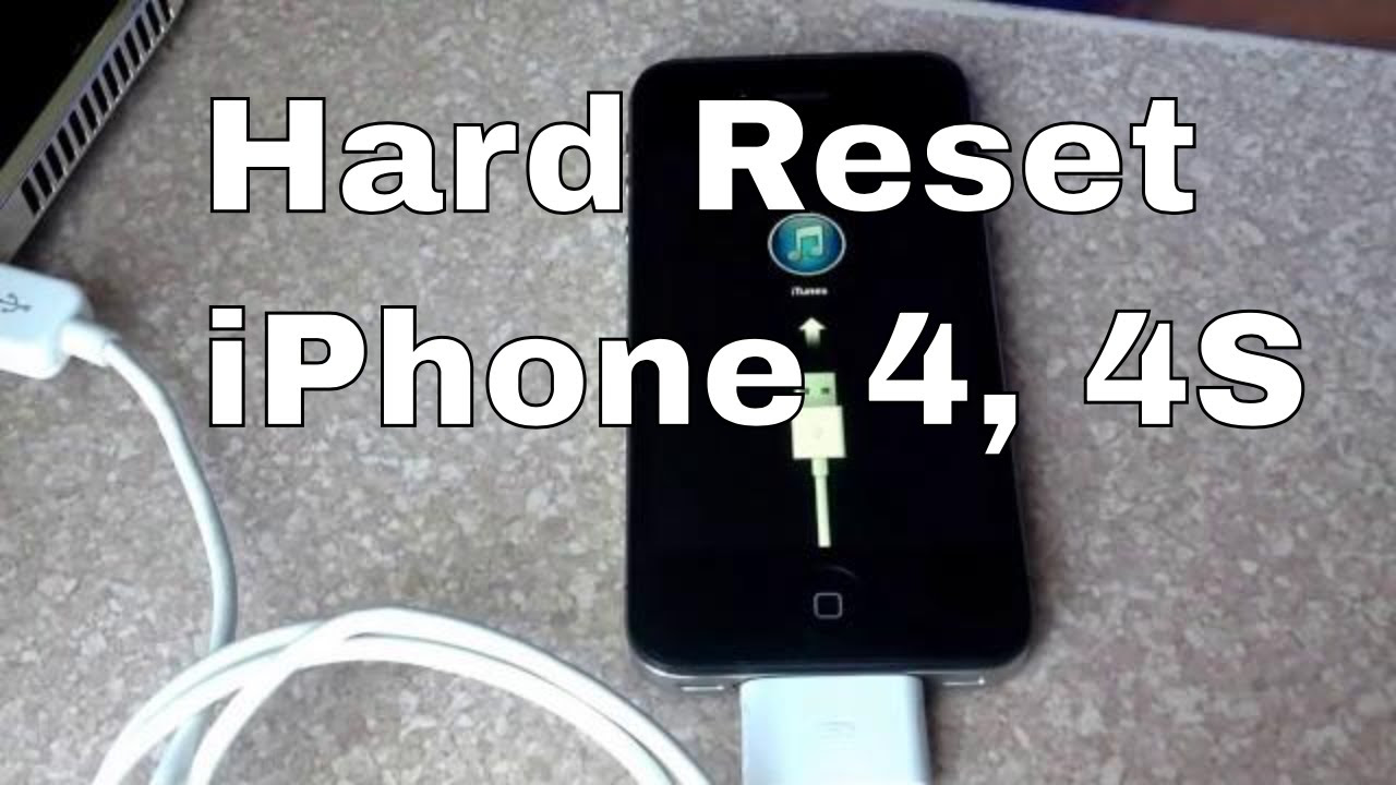 วิธี รีเซ็ต iphone 4  2022 Update  How to Hard reset iPhone 4S through recovery mode