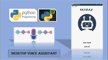 TONY DESKTOP VOICE ASSISTANT (a.k.a F.R.I.D.A.Y) | PYTHON 3.8.5 and PyQt5