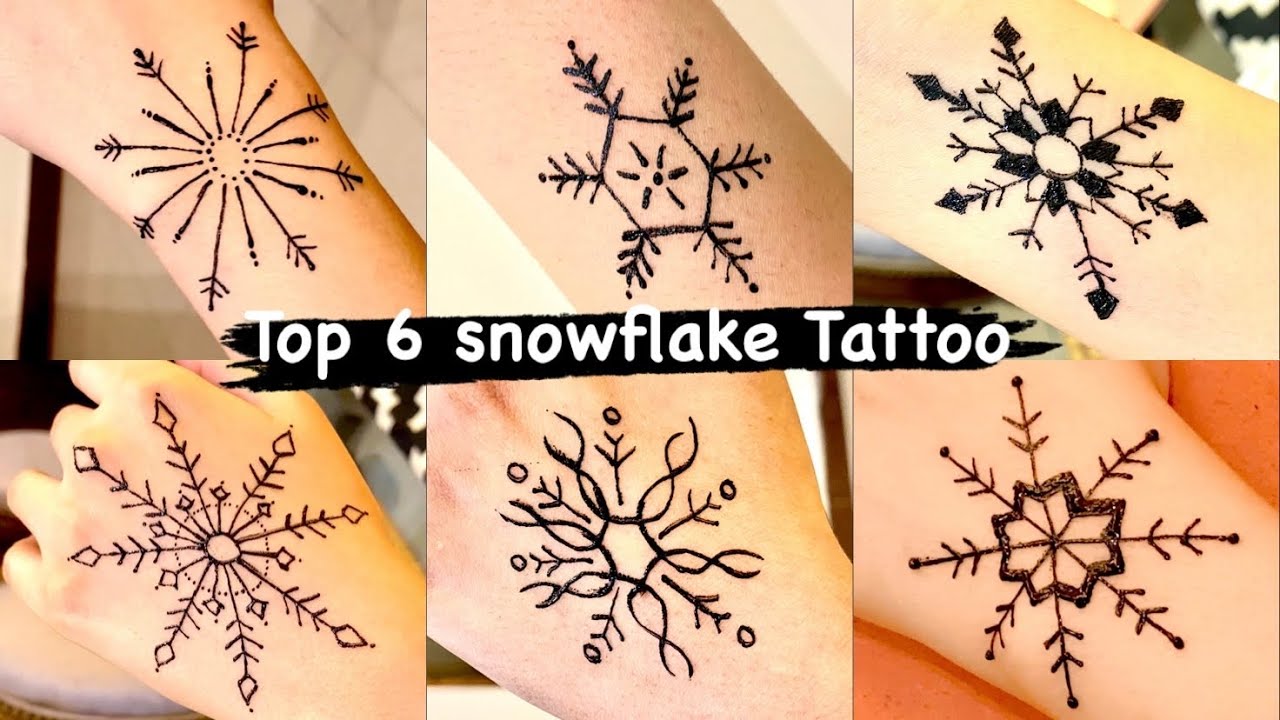 Blue Snowflake tattoo by Kenlar Tattoo | Post 18459