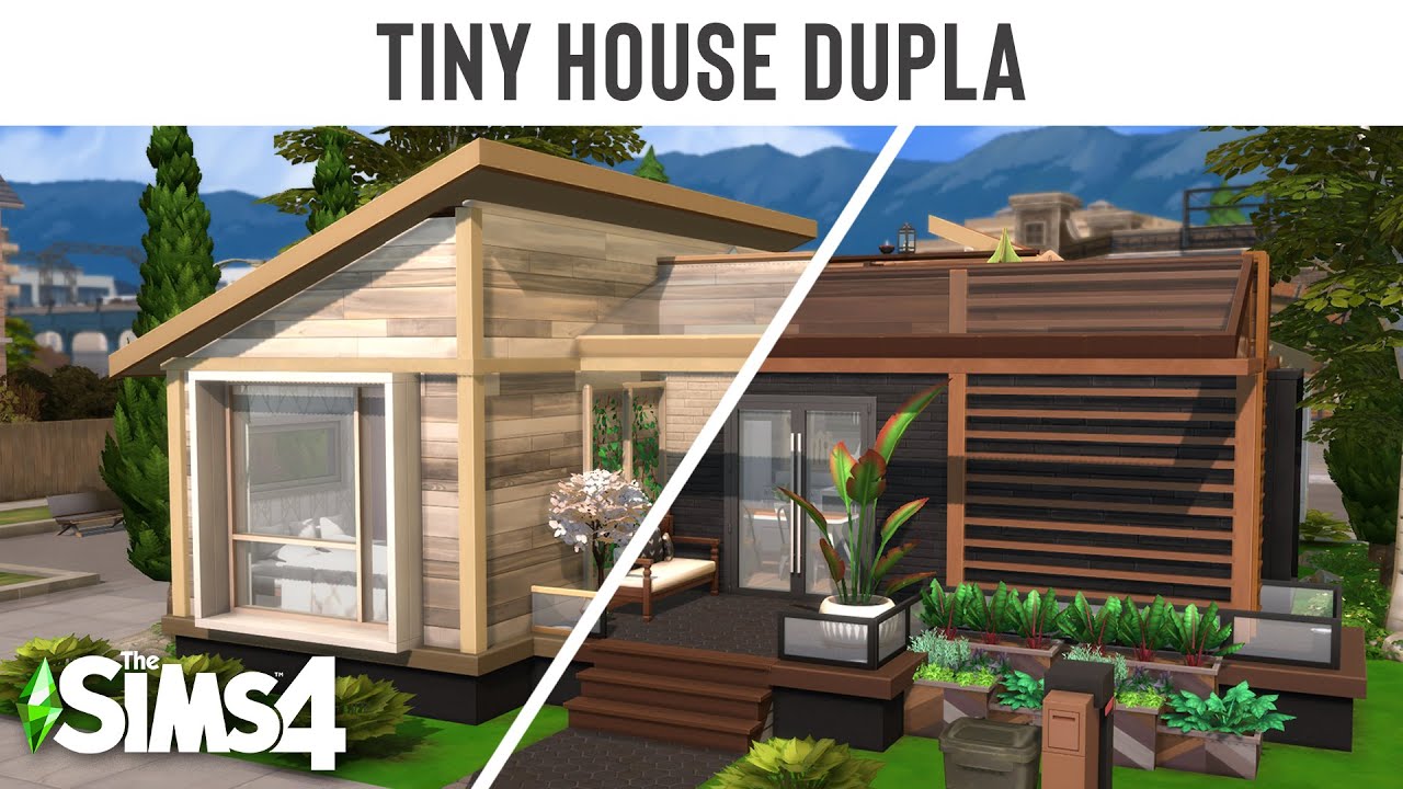 Tiny House Dupla | The Sims 4 | Construção - YouTube