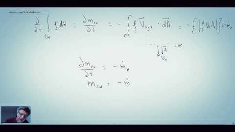 Introductory Fluid Mechanics L9 p5 - Example - Accelerating Control Volume