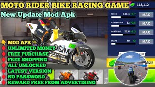 MOTO RIDER BIKE RACING GAME MOD APK 1.76 | UNLIMITED MONEY | FREE SHOPPING | ALL UNLOCK screenshot 5