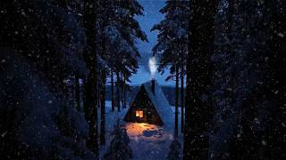 Relax & Sleep Instantly ❄️ Cozy Fireplace & Winter Wind Sounds for Anxiety & Stress Relief