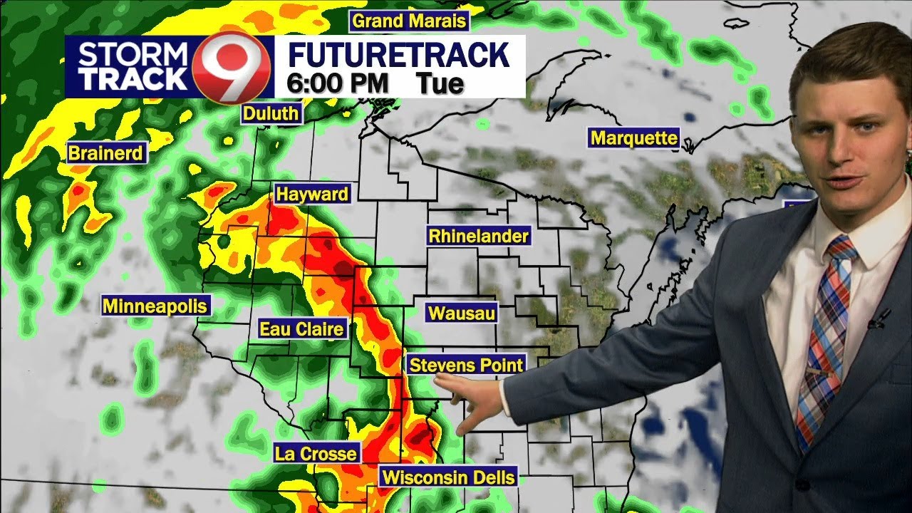 Strong storms headed our way - YouTube