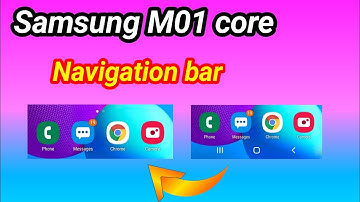 Samsung M01 core navigation gesture kaise unable Kare