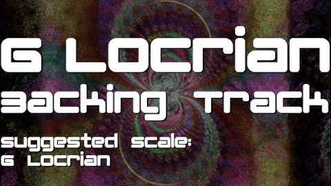 G Locrian Backing Track