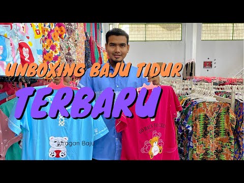 UNBOXING baju tidur kaos wanita model terbaru