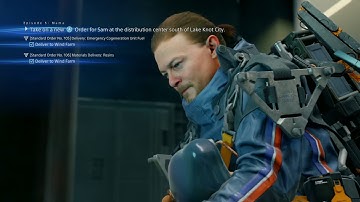 Death Stranding: Eastern Region zip line setup