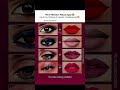 Best Eye Makeup &amp; Lipstick Combinations😍_Perfect Makeup Color Pairing Guide #Makeupforbeginners