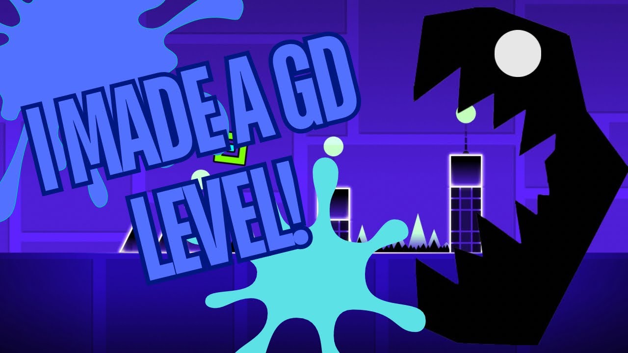 I MADE A GEOMETRY DASH LEVEL! - YouTube