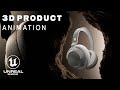 Unreal Engine 5 | 3D Product Animation - Headphones